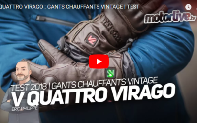 Essai Motoservices : gants chauffants Virago VQuattro design