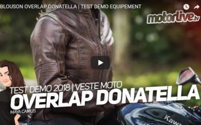 Essai Motoservices : blouson moto Donatella Overlap