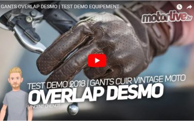 Essai Motoservices : gants moto Desmo Overlap
