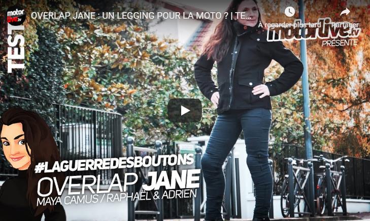 Essai Motoservices : legging Jane Overlap